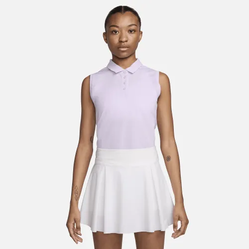 Nike Dri-FIT Victory жіноча Sleeveless для гольфу Polo колір фіолетовий