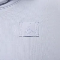 Nike Jordan Flight Fleece жіноча Satin-Lined Pullover Толстовка з капюшоном колір сірий