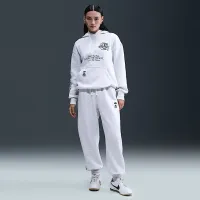 Nike Sportswear Phoenix Fleece женская С высокой Талией оверсайз Pants цвет коричневый