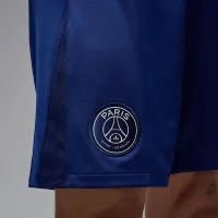 Nike Paris Saint-Germain 2025 Stadium Fourth мужские Jordan Dri-FIT Soccer Replica шорты синий