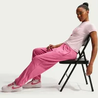 Nike Sportswear Club Fleece женская Mid-Rise оверсайз Sweatpants Pink
