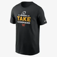 Washington Commanders 2024 NFL Playoffs чоловічі Nike NFL футболка чоловічі Nike NFL футболка колір чорний
