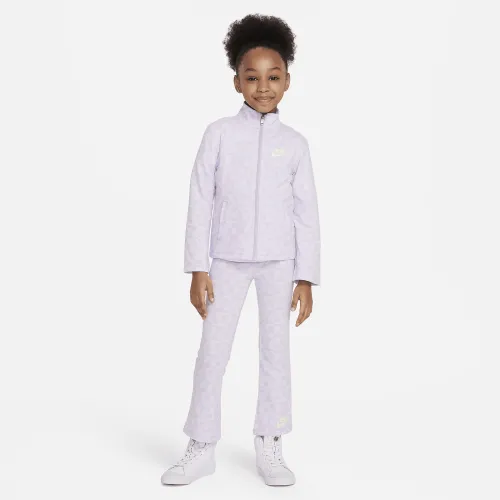 Nike Sweet Swoosh Little детские 2-Piece лосины набор цвет фиолетовый
