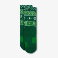 Nike Little дитячі Dri-FIT Holiday Elite Crew шкарпетки колір зелений
