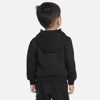 Nike Sportswear Club Fleece Toddler Full-Zip Толстовка с капюшоном цвет черный