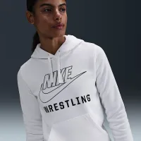 Nike жіноча Wrestling Pullover Толстовка з капюшоном колір білий