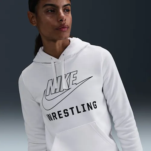Nike жіноча Wrestling Pullover Толстовка з капюшоном колір білий