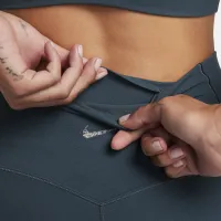 Nike Yoga Dri-FIT Luxe женская Flaцвет красный Pants цвет зеленый