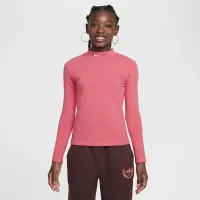 Nike Sportswear Girls' Long-Sleeve Top Pink