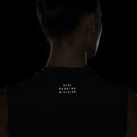 Nike Running Division жіноча Dri-FIT Pocket Running Tank Top блакитний