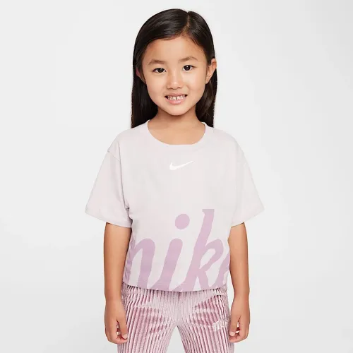Nike Toddler Cozy Graphic футболка цвет фиолетовый
