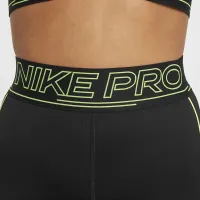 Nike Pro Girls' Dri-FIT Mid-Rise лосіни колір чорний