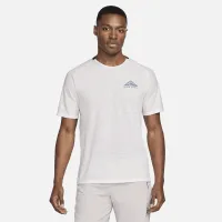 Nike Trail Solar Chase мужские Dri-FIT Short-Sleeve Running Top цвет белый