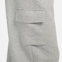 Nike Sportswear Club Fleece жіноча Mid-Rise оверсайз Cargo Sweatpants колір сірий