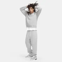 Nike Solo Swoosh мужские Fleece Crew цвет серый