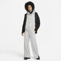 Nike Sportswear Phoenix Fleece жіноча З високою талією Wide-Leg Sweatpants колір сірий
