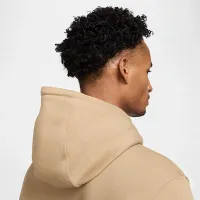 Nike Club мужские Pullover Fleece Толстовка с капюшоном цвет коричневый