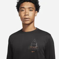 Nike Legend мужские Football Long-Sleeve футболка цвет черный