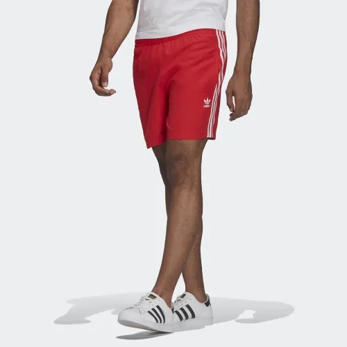 Шорти adidas Original Adicolor Classics 3-Stripes Swim HF2120 - Червоні