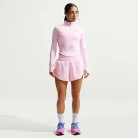 Nike Tempo женская Dri-FIT Fitted 1/2-Zip Running Top Pink
