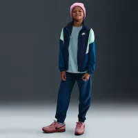 Nike Sportswear Big детские Woven Tracksuit синий