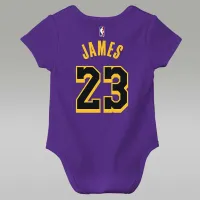 Nike LeBron James Los Angeles Lakers Baby Jordan NBA Bodysuit колір фіолетовий