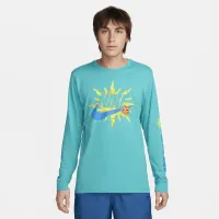 Nike Sportswear Long-Sleeve футболка колір зелений