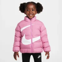 Nike Toddler Wrapped Swoosh Debossed Quilted Куртка Pink