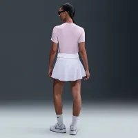 Nike Tour женская Dri-FIT Short-Sleeve Blade Jacquard для гольфа Polo цвет фиолетовый