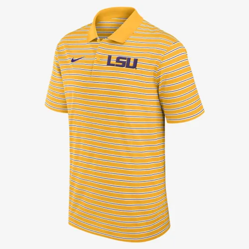 LSU Tigers Primetime Victory Striped чоловічі Nike Dri-FIT College Polo Yellow