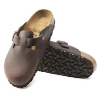 Шлёпанцы Birkenstock Boston 860131 - Бежевые