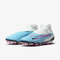 Nike Phantom GX Elite Firm-Ground High-Top футбольні бутси блакитний
