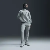 Nike Sportswear Phoenix Fleece женская оверсайз 1/4-Zip Logo Top цвет зеленый