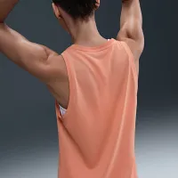 Nike Dri-FIT женская тренировочные Tank Orange