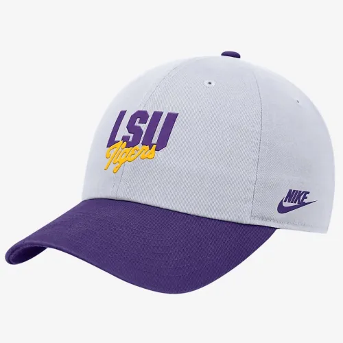 LSU Nike College Campus Cap колір білий
