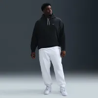 Nike Solo Swoosh чоловічі French Terry Pullover Толстовка з капюшоном колір чорний