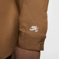 Nike SB Long-Sleeve Woven Skate Top колір коричневий