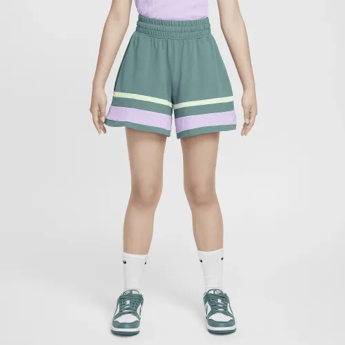 Nike Sportswear Girls' шорти колір зелений