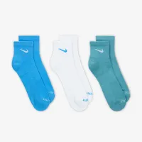 Nike Everyday Plus Cushioned тренувальні Ankle шкарпетки (3 пар) різнокольорові