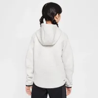 Nike Sportswear Tech Fleece Big дитячі (Girls') Full-Zip Толстовка з капюшоном колір сірий