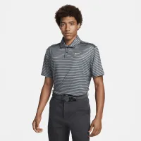Nike Tour чоловічі Dri-FIT Striped для гольфу Polo колір сірий