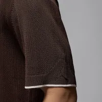 Nike Jordan Sport чоловічі Short-Sleeve для гольфу Sweater Top колір коричневий