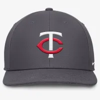 Minnesota Twins Pro чоловічі Nike Dri-FIT MLB Adjustable Hat колір сірий