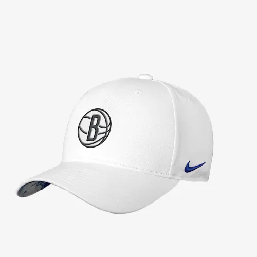 Brooklyn Nets Rise Nike NBA Adjustable Cap цвет белый