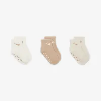 Nike Core Swoosh Baby Gripper Socks Box Set (3 Pairs)