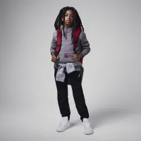Nike Jordan J-Day Big детские Brooklyn Fleece Pullover Толстовка с капюшоном цвет серый