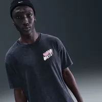 Nike чоловічі баскетбольні футболка колір чорний