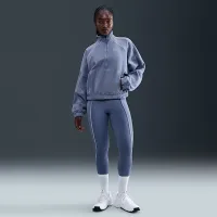 Nike One жіноча Therma-FIT 1/2-Zip Top блакитний