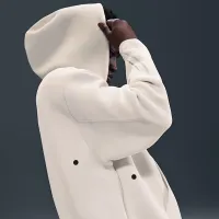 Nike Tech чоловічі Fleece оверсайз Толстовка з капюшоном колір сірий