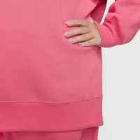 Nike Sportswear Phoenix Fleece женская оверсайз Crew-Neck свитшот (большие размеры) Pink